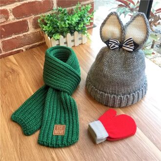 De Zuid-koreaanse Mode Meisje Winter Winter Hoed Grijs