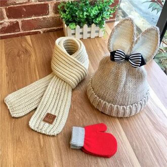 De Zuid-koreaanse Mode Meisje Winter Winter Hoed khaki