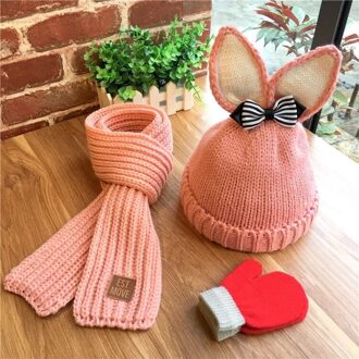 De Zuid-koreaanse Mode Meisje Winter Winter Hoed Roze