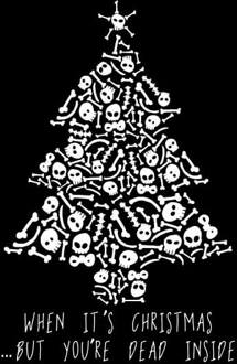 Dead Inside Dames T-Shirt - Zwart - 3XL