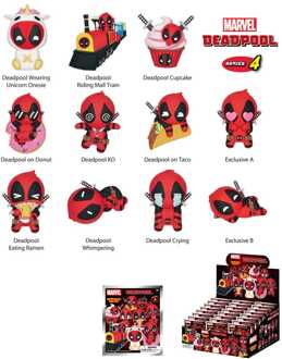 Deadpool PVC Bag Clips Series 4 Display (24)