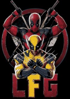 Deadpool & Wolverine LFG Unisex T-Shirt - Black - S Zwart