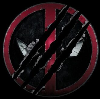 Deadpool & Wolverine Logo Unisex T-Shirt - Black - 5XL Zwart