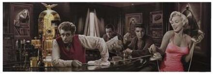 Dean Monroe Bogart Presley - Schilderij - 156x52cm