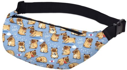 Deanfun Waterdicht Taille Pack Belt Bag Heuptas Borst Schoudertas Telefoon Houder Met Verstelbare Riem YB-59