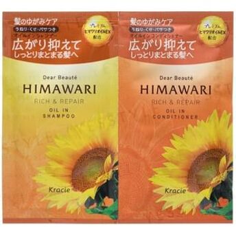 Dear Beaute Himawari Oil In Shampoo & Conditioner Trial Set Rich & Repair 10g x 2