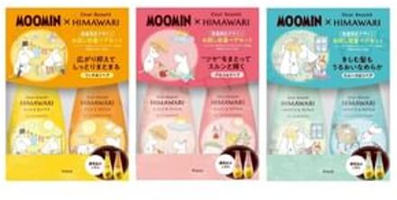 Dear Beaute Himawari x Moomin Oil In Shampoo & Conditioner Set Gloss & Repair - 400ml + 400g