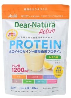 Dear-Natura Active Whey + Casein Protein Powder Lemon Flavor - 240g