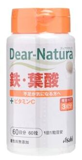 Dear-Natura Iron & Folic Acid for 60 days 60 capsules