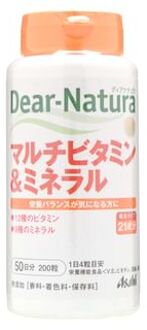 Dear-Natura Multivitamins & Minerals 50 days 200 capsules