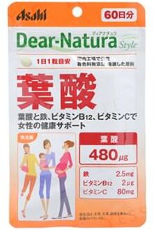 Dear-Natura Style Folic Acid 60 tablets