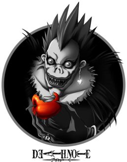 Death Note Apple Unisex T-Shirt - White - XXL Wit