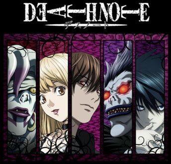 Death Note Poison Banner Unisex T-Shirt - Black - M Zwart