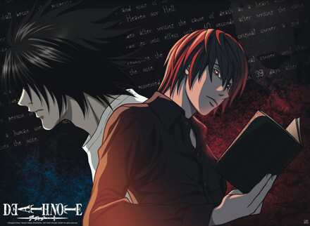 DEATH NOTE - Poster L VS Light (52x38)