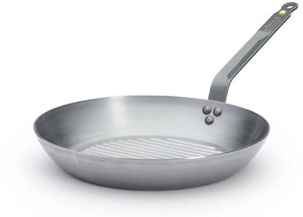 DeBuyer De Buyer Mineral B Element Grillpan Ø 26 cm Zilver