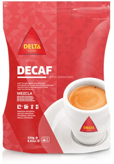 Decaffeinated coffee blend 250g DELTA ground coffee