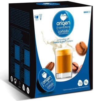 Decaffeinated cut, 16 capsules origin Sensations compatible Dolce Gusto