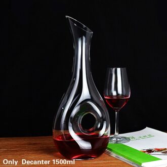 Decanter Set Wijn Box Crystal Hoogwaardige Wijn Decanter Box Harp Zwaan Decanter Wijn Separator 1500Ml nieuw Style1500ml