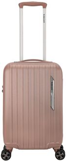 Decent Paradiso Spinner 55 salmon hardcase koffer Champagne - H 55 x B 35 x D 20 cm