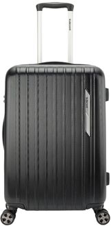 Decent Paradiso Spinner 66 black hardcase koffer Zwart - H 66 x B 40 x D 25 cm