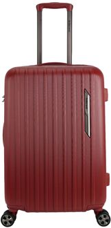 Decent Paradiso Spinner 66 burgundy red hardcase koffer Rood - H 66 x B 40 x D 25 cm