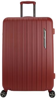 Decent Paradiso Spinner 76 burgundy red hardcase koffer Rood - H 76 x B 45 x D 30 cm