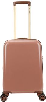 Decent Retro Cabin Trolley 55 old rose hardcase koffer Roze - H 55 x B 35 x D 20 cm