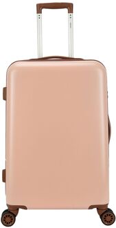 Decent Retro Trolley 67 pink hardcase koffer Roze - H 67 x B 42 x D 26 cm