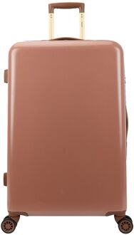 Decent Retro Trolley 76 old rose hardcase koffer Roze - H 76 x B 48 x D 30 cm