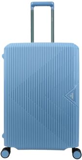 Decent Smart Trolley Medium 67 lightblue hardcase koffer Blauw - H 67 x B 46 x D 27 cm