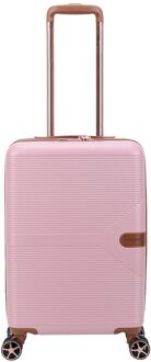Decent Stella Cabin Trolley 55 dusty pink hardcase koffer Roze - H 55 x B 35 x D 20 cm