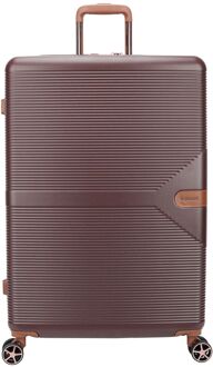 Decent Stella Spinner Large 77 brown hardcase koffer Bruin - H 77 x B 51 x D 30 cm