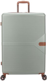 Decent Stella Spinner Large 77 light green hardcase koffer Groen - H 77 x B 51 x D 30 cm