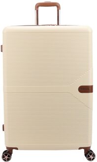 Decent Stella Spinner Large 77 off white hardcase koffer Wit - H 77 x B 51 x D 30 cm