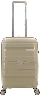 Decent Straight-Line Cabin Spinner champagne hardcase koffer lichtgewicht koffer - H 55 x B 35 x D 20 cm