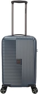 Decent Tourister Cabin Trolley 55/35 blue hardcase koffer Blauw - H 55 x B 35 x D 20 cm