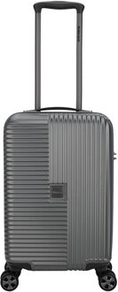 Decent Tourister Cabin Trolley 55/35 grey hardcase koffer Grijs - H 55 x B 35 x D 20 cm