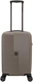 Decent Tourister Cabin Trolley 55/35 taupe hardcase koffer - H 55 x B 35 x D 20 cm