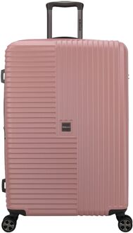 Decent Tourister Large Trolley 76 old rose hardcase koffer Roze - H 76 x B 47 x D 36 cm