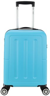 Decent Trolley koffer Neon-Fix 55 blauw