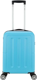 Decent Trolley koffer Neon-Fix 55 blauw