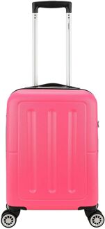 Decent Trolley koffer Neon-Fix 55 roze