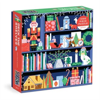 Deck The Shelves 1000 Piece Puzzle In A Square Box -  Galison (ISBN: 9780735376540)