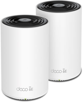 Deco XE75 Mesh Wifi 6E (2-pack) Mesh router Wit