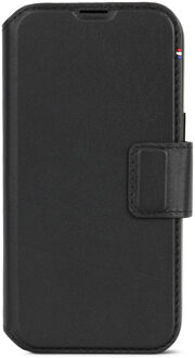 Decoded 2 in 1 Leather Bookcase voor de Apple iPhone 15 - Zwart