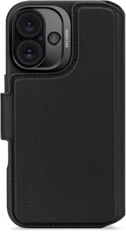 Decoded 2 in 1 Leather Detachable Wallet MagSafe voor de Apple iPhone 16 - Zwart