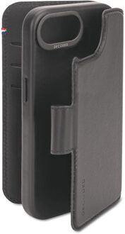 Decoded 2 in 1 Leather Detachable Wallet MagSafe voor de Apple iPhone 16e - Zwart