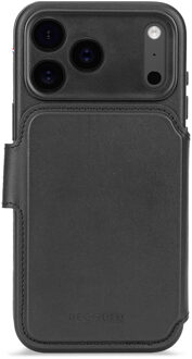 Decoded 2 in 1 Leather Detachable Wallet MagSafe voor de Apple iPhone 17 Pro Max - Zwart