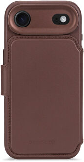 Decoded 2 in 1 Leather Detachable Wallet MagSafe voor de Apple iPhone Air - Chocolate Brown Bruin
