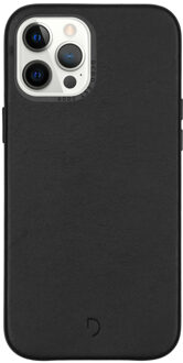 Decoded Apple iPhone 12 Pro Max Back Cover Leer Zwart